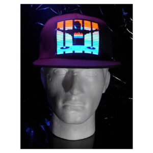 כובע אקולייזר Lighting LED cap - DJ דגם DJ