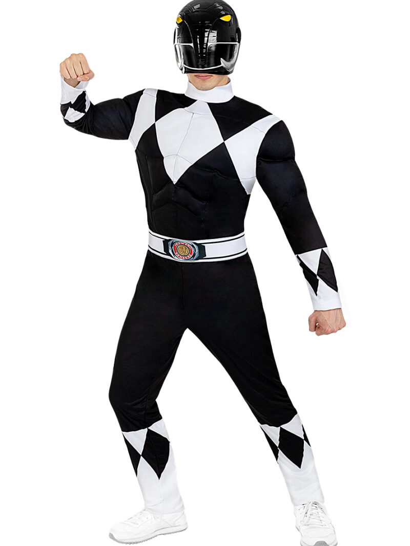 תחפושת פוואר רנג'רס שחור  Black Power Ranger